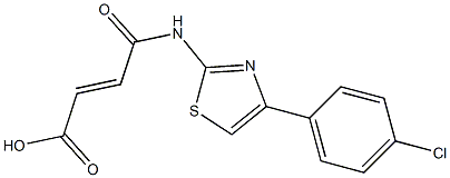 4-{[4-(4-chlorophenyl)-1,3-thiazol-2-yl]amino}-4-oxobut-2-enoic acid