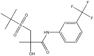  3-(tert-butylsulfonyl)-2-hydroxy-2-methyl-N-[3-(trifluoromethyl)phenyl]propanamide