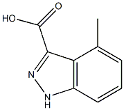1H -Methylindazole-3-carboxylic acid Struktur