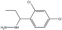 (1-(2,4-dichlorophenyl)propyl)hydrazine 结构式