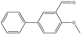 (2-methoxy-5-phenyl)benzylaldehyde 结构式