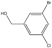 (3-bromo-5-chlorophenyl)methanol 化学構造式