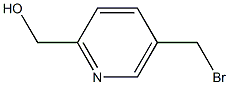(5-(bromomethyl)pyridin-2-yl)methanol Struktur