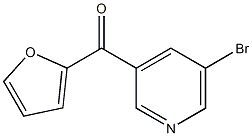 (5-bromopyridin-3-yl)(furan-2-yl)methanone,,结构式
