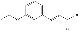 (E)-3-(3-ethoxyphenyl)acrylic acid Structure