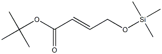 (E)-tert-butyl 4-(trimethylsilyloxy)but-2-enoate,,结构式