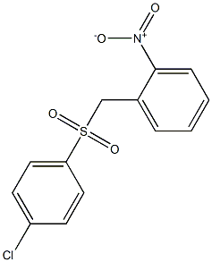 1-((4-chlorophenylsulfonyl)methyl)-2-nitrobenzene