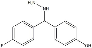 1-((4-fluorophenyl)(4-hydroxyphenyl)methyl)hydrazine
