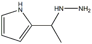 1-(1-(1H-pyrrol-2-yl)ethyl)hydrazine,,结构式