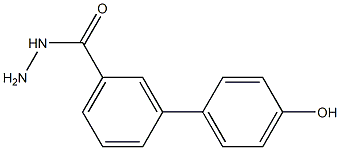 3-(4-hydroxyphenyl)benzohydrazide Struktur