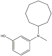 3-(cyclooctylmethylamino)phenol Structure