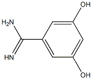 3,5-dihydroxybenzamidine,,结构式