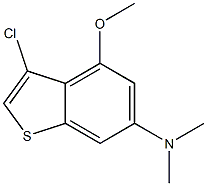 3-chloro-4-methoxy-N,N-dimethylbenzo[b]thiophen-6-amine|