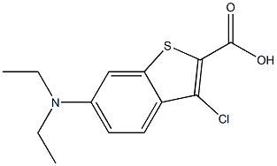 3-chloro-6-(diethylamino)benzo[b]thiophene-2-carboxylic acid|