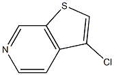 3-chlorothieno[2,3-c]pyridine Struktur