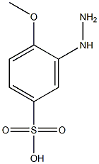 3-hydrazinyl-4-methoxybenzenesulfonic acid|