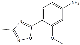 3-methoxy-4-(3-methyl-1,2,4-oxadiazol-5-yl)aniline