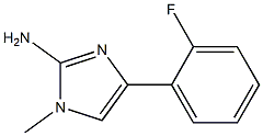 4-(2-fluorophenyl)-1-methyl-1H-imidazol-2-amine Structure