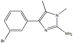 4-(3-bromophenyl)-1,5-dimethyl-1H-imidazol-2-amine|