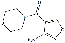 4-(MORPHOLIN-4-YLCARBONYL)-1,2,5-OXADIAZOL-3-AMINE Structure