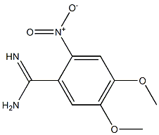 4,5-dimethoxy-2-nitrobenzamidine Structure