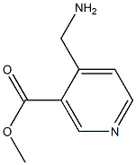 4-Aminomethyl-nicotinic acid methyl ester,,结构式