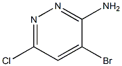 4-bromo-6-chloropyridazin-3-amine,,结构式
