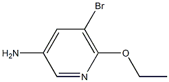 5-bromo-6-ethoxypyridin-3-amine,,结构式