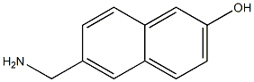 6-(aminomethyl)naphthalen-2-ol Structure