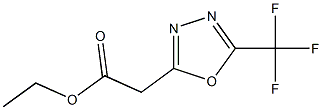 ethyl 2-(5-(trifluoromethyl)-1,3,4-oxadiazol-2-yl)acetate Structure