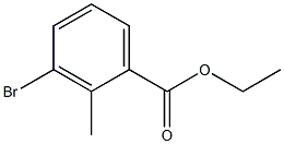 ethyl 3-bromo-2-methylbenzoate 化学構造式
