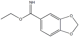 ethyl benzo[d][1,3]dioxole-5-imidate Struktur