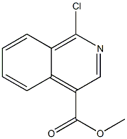 methyl 1-chloroisoquinoline-4-carboxylate,,结构式