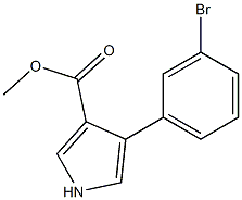methyl 4-(3-bromophenyl)-1H-pyrrole-3-carboxylate