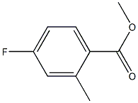 methyl 4-fluoro-2-methylbenzoate Structure