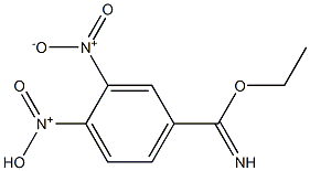 N-(4-(ethoxy(imino)methyl)-2-nitrophenyl)-N-oxohydroxylammonium Struktur