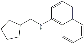 N-(cyclopentylmethyl)naphthalen-1-amine Structure