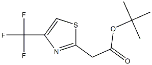 tert-butyl 2-(4-(trifluoromethyl)thiazol-2-yl)acetate Structure
