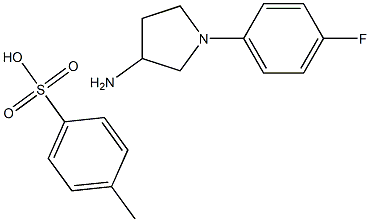 1-(4-fluorophenyl)pyrrolidin-3-amine 4-methylbenzenesulfonate Structure
