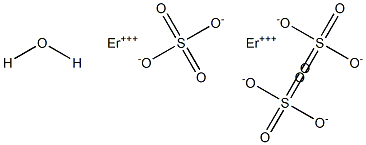 Erbium Sulphate Hydrate Structure