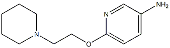6-(2-Piperidylethoxy)-3-pyridylamine Struktur