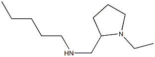 [(1-ethylpyrrolidin-2-yl)methyl](pentyl)amine Structure