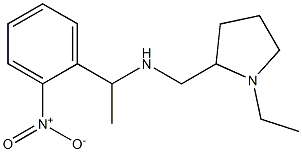 [(1-ethylpyrrolidin-2-yl)methyl][1-(2-nitrophenyl)ethyl]amine Struktur