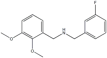 [(2,3-dimethoxyphenyl)methyl][(3-fluorophenyl)methyl]amine 化学構造式