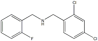 [(2,4-dichlorophenyl)methyl][(2-fluorophenyl)methyl]amine,,结构式