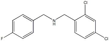 [(2,4-dichlorophenyl)methyl][(4-fluorophenyl)methyl]amine,,结构式