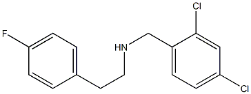 [(2,4-dichlorophenyl)methyl][2-(4-fluorophenyl)ethyl]amine Structure