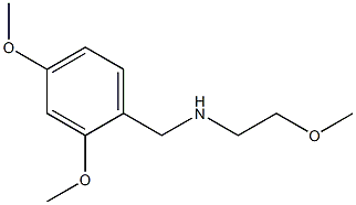 [(2,4-dimethoxyphenyl)methyl](2-methoxyethyl)amine Struktur