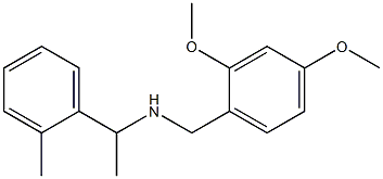 [(2,4-dimethoxyphenyl)methyl][1-(2-methylphenyl)ethyl]amine Structure