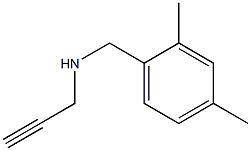 [(2,4-dimethylphenyl)methyl](prop-2-yn-1-yl)amine Structure